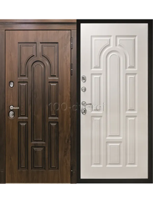 STR MX 31  860х2050х120 черн+цинк-дуб темн ВИН/белый СОФТ MX 31 MX 46 Утеплитель:есть