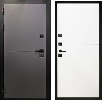 STR MX 52 860х2050х100 Черный-лофт графит/Белый-лофт MX 52 MX 31 Утеплитель:есть