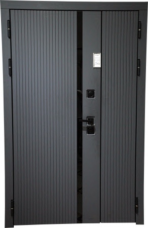 STR MX 46 1200х2050х120 Черн-бел мат/сер софт MX 46  Утеплитель:есть